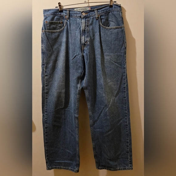 Classic Blue Denim Jeans Levi's 569 Men's - Picture 1 of 5